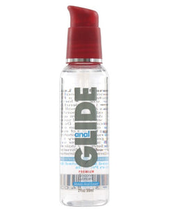 Anal Anal Glide Silicone Lubricant - 2 oz Pump Bottle