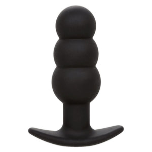 Anal Beads Rock Bottom Beaded Probe - Black