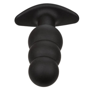 Anal Beads Rock Bottom Beaded Probe - Black