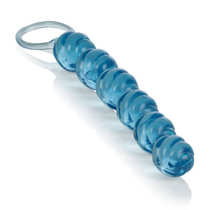 Anal Beads Swirl Pleasure Beads - Blue