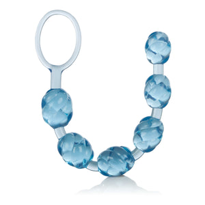 Anal Beads Swirl Pleasure Beads - Blue