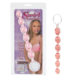 Anal Beads Swirl Pleasure Beads - Pink