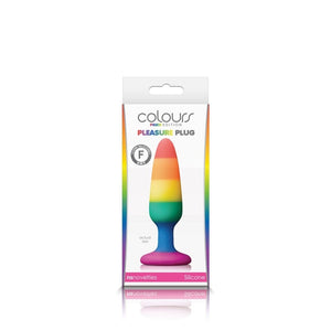 Anal Dildos Colours - Pride Edition - Pleasure Plug - Medium - Rainbow