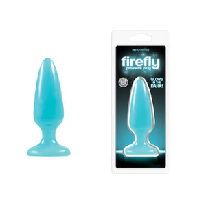 Anal - Plugs and Probes non vibrating Firefly Pleasure Plug Medium Blue