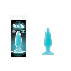 Anal - Plugs and Probes non vibrating Firefly Pleasure Plug Small Blue