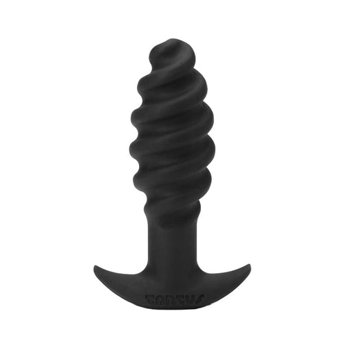 Anal - Plugs and Probes non vibrating Tantus Twist Plug Black BAG