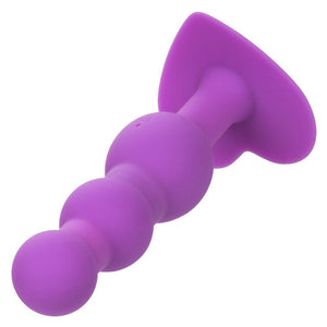 Anal Plugs First Time Triple Beaded Probe - Purple