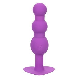 Anal Plugs First Time Triple Beaded Probe - Purple