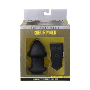 Anal - Plugs & Probes Vibrating Fort Troff  Robo Rimmer X Black