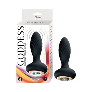 Anal - Plugs & Probes Vibrating Goddess Diamond Vibrating Plug Black