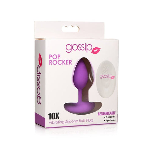 Anal - Plugs & Probes Vibrating Gossip Pop Rocker Vibrating Plug Violet