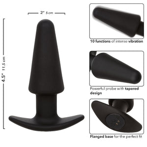 Anal Plugs Rock Bottom Tapered Probe - Black