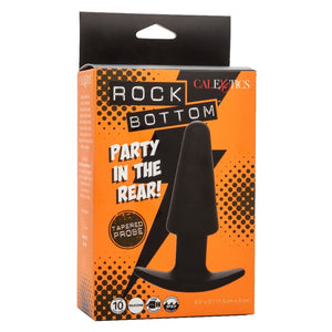 Anal Plugs Rock Bottom Tapered Probe - Black