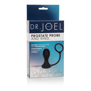 Anal Probes Dr. Joel Kaplan Prostate Probe and Ring - Black