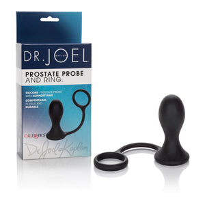 Anal Probes Dr. Joel Kaplan Prostate Probe and Ring - Black