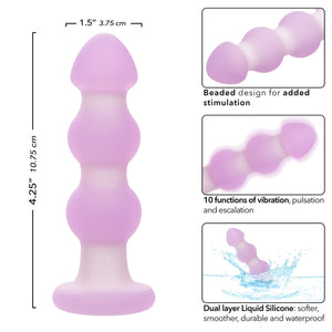 Anal Probes Lavender Haze Beaded Probe – Elegant Design, Intense Sensations