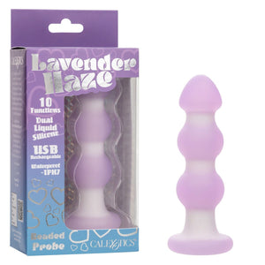 Anal Probes Lavender Haze Beaded Probe – Elegant Design, Intense Sensations