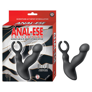 Anal - Prostate Massagers Anal-Ese Collection Scrotum&PSpot Sti Bk