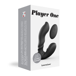 Anal - Prostate Massagers Love to Love PlayerOne ProstateVibr Blk