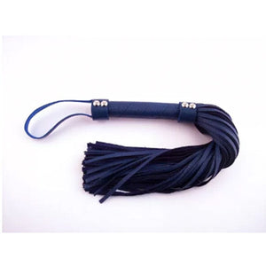 BONDAGE, FETISH & KINK Rouge H-Style Leather Flogger Blue