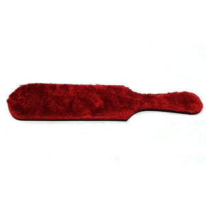 BONDAGE, FETISH & KINK Rouge Paddle with Fur Red