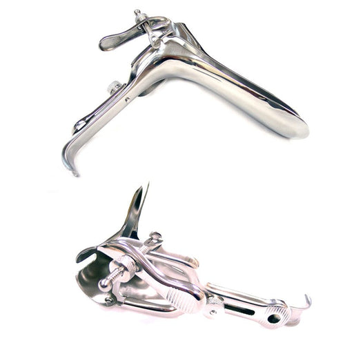 BONDAGE, FETISH & KINK Stainless Steel Vaginal Speculum