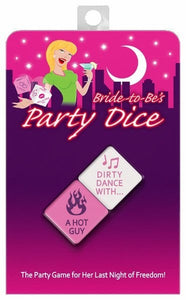 BOOKS, ADULT GAMES & MUSIC Bride to be party dice