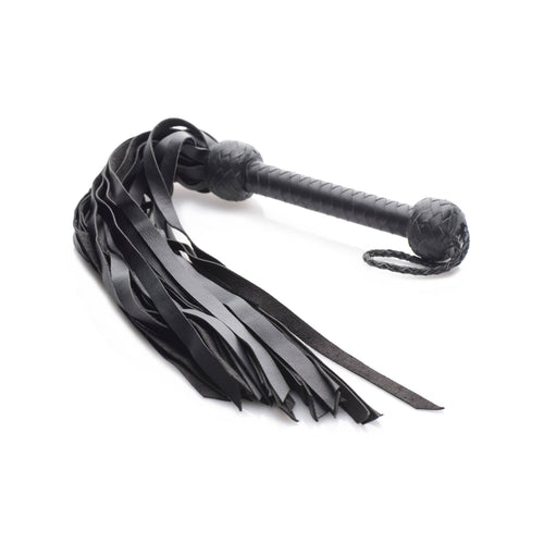 Bulk Packaged Products Strict Leather Premium Deerskin Flogger- Black