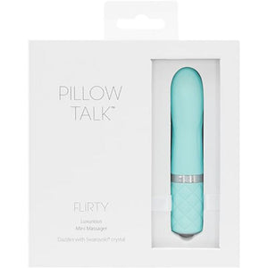 BULLETS AND EGGS Pillow Talk Flirty Bullet Teal