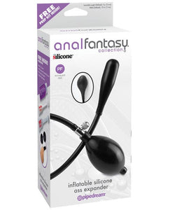 Butt Plugs Anal Fantasy Collection Inflatable Silicone Ass Expander - Black