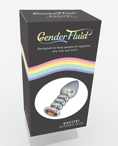 Butt Plugs Gender Fluid Excite! Extendo Plug - Silver