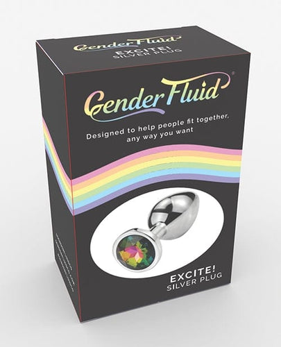 Butt Plugs Gender Fluid Excite! Plug - Silver