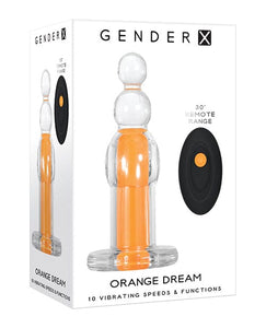 Butt Plugs Gender X Orange Dream - Clear/Orange