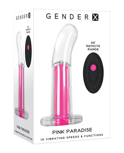 Butt Plugs Gender X Pink Paradise – Remote-Controlled Vibrating Toy