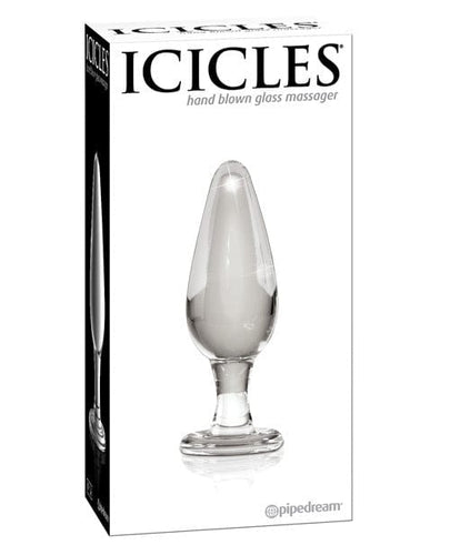 Butt Plugs Icicles No. 26 Hand Blown Glass - Clear