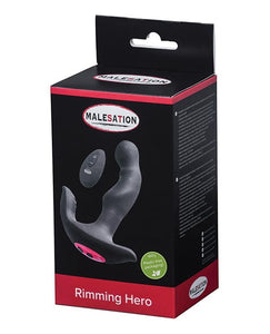 Butt Plugs MALESATION Rimming Hero - Black