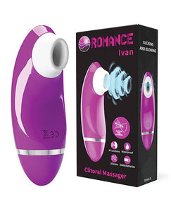 Clit Ticklers Pretty Love Romance Ivan Sucking Clitoral Massager - Fuchsia