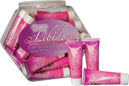 Clitoral Stimulating Gel Libido - Aphrodisiac for Her - 36 Piece Fishbowl - 0.5 Oz. Tubes