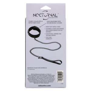 Collars Nocturnal Collection Collar and Leash - Black