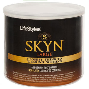 CONDOMS LifeStyles SKYN Large Display Bowl (40)