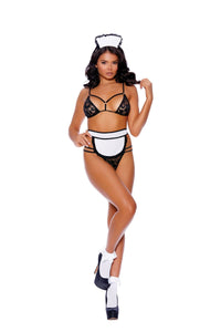 Costumes Flity Maid - One Size - Black