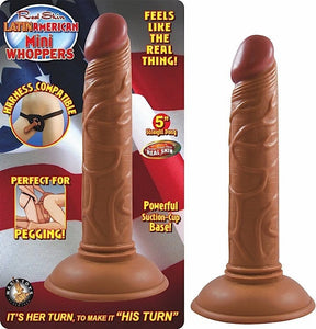 Dildos & Dongs Latin american mini whoppers 5in straight dong latin