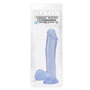 DILDOS & DONGS PD Basix 12in Dong Balls & Suction Clear