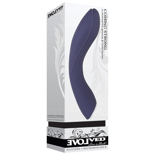 DISCREET VIBRATORS Evolved Coming Strong Gspot Vibe Pur