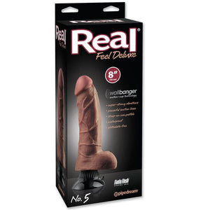 Dongs - Cyberskin or Realistic Feel PD Real Feel Deluxe #5 Brown