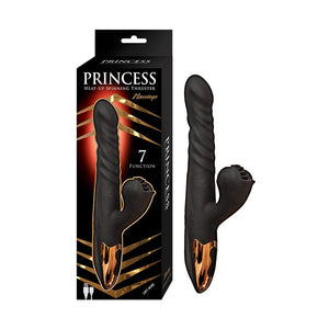 G SPOT VIBRATORS Princess Heat-Up Spinning Thruster Black