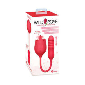 G SPOT VIBRATORS Wild Rose Lick and Thrust Suction Vibe