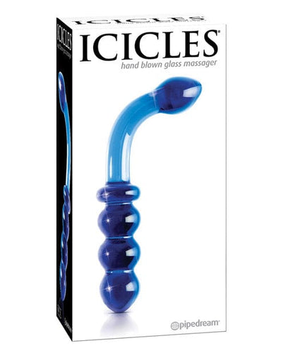 Gspot Icicles  No. 31 Hand Blown Glass - Blue G Spot