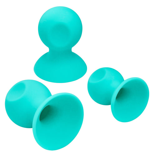 Health & Beauty Cloud 9 health & wellness nipple & clitoral massager suction set teal