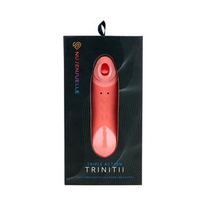 Masturbators - Clitoral Nu Sensuelle Trinitii 3in1 Suct Vibe Cor